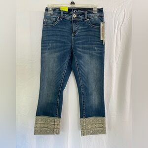 NWT Inc. Denim Straight Leg Cropped Jeans